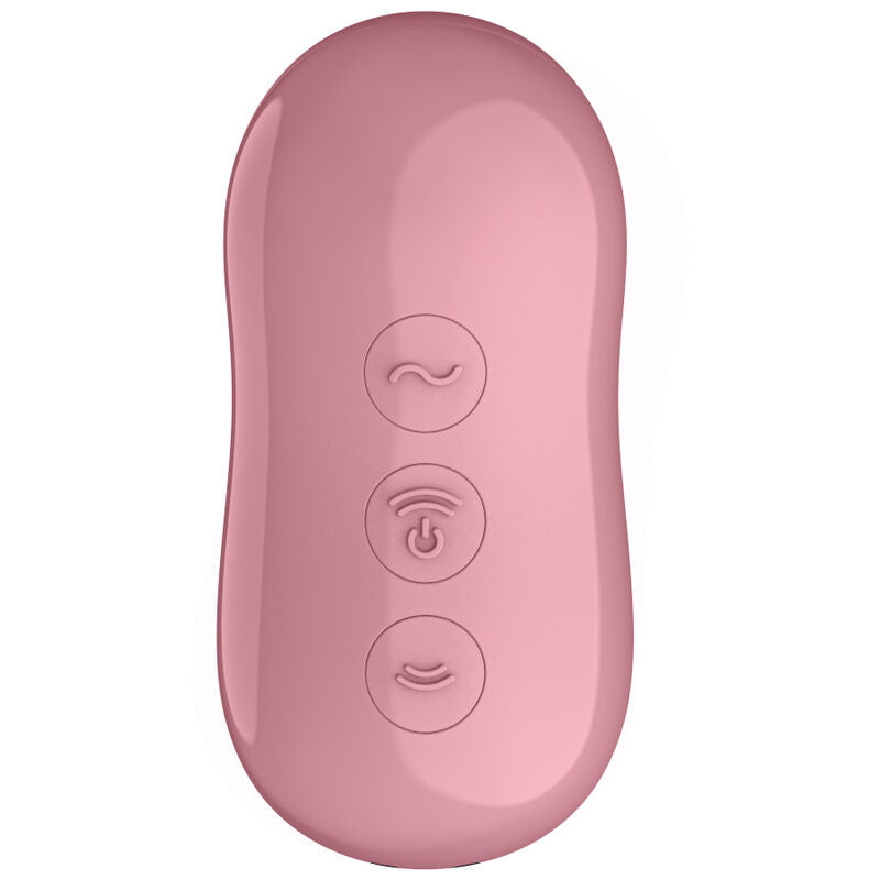 SATISFYER - STIMULATEUR ET VIBRATEUR D'IMPULSIONS D'AIR DE BARBE À COTON ROSE