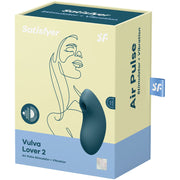 SATISFYER - STIMULATEUR ET VIBRATEUR À PULSE D'AIR VULVA LOVER 2 BLANC