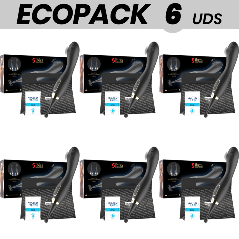 ECOPACK 6 UNITÉS - IBIZA STIMULATEUR CLITORAL PULSING G-SPOT