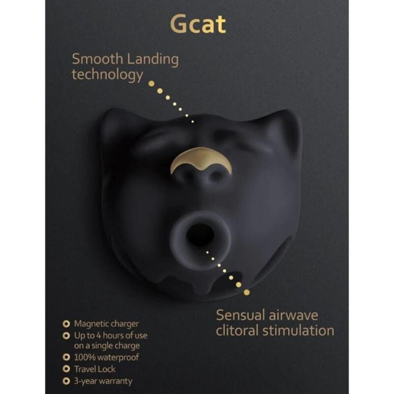 G-VIBE - GCAT MYSTIC CLITORISEUR NOIR