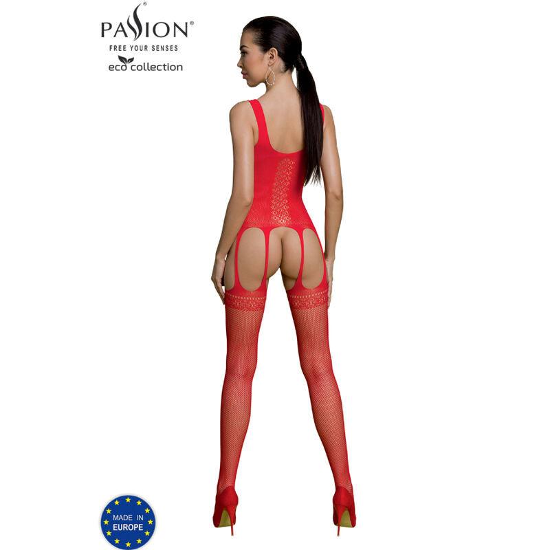 PASSION - BODYSTOCKING ECO COLLECTION ECO BS007 BLANC