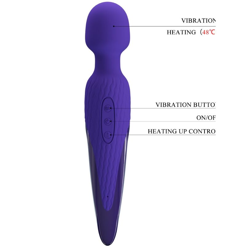 Antony youth wand vibrateur violette effet chaleur