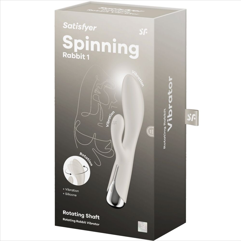 SATISFYER - SPINNING RABBIT 1 CLITORIS ET STIMULATION DU POINT G BLEU