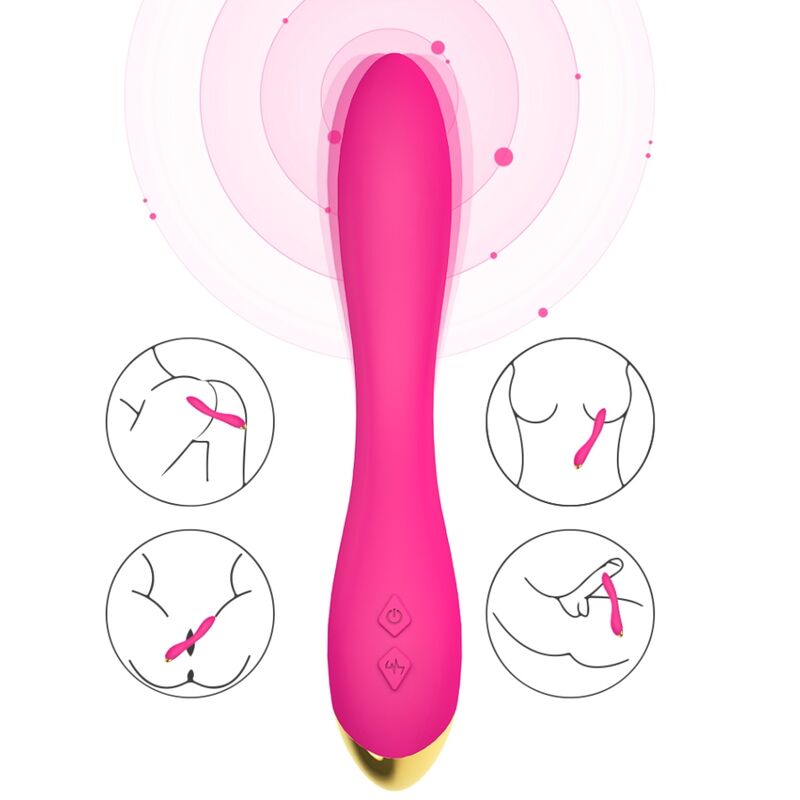 Vibromasseur Multiposition Flamingo - Flexible Point G 9 Modes - Armony