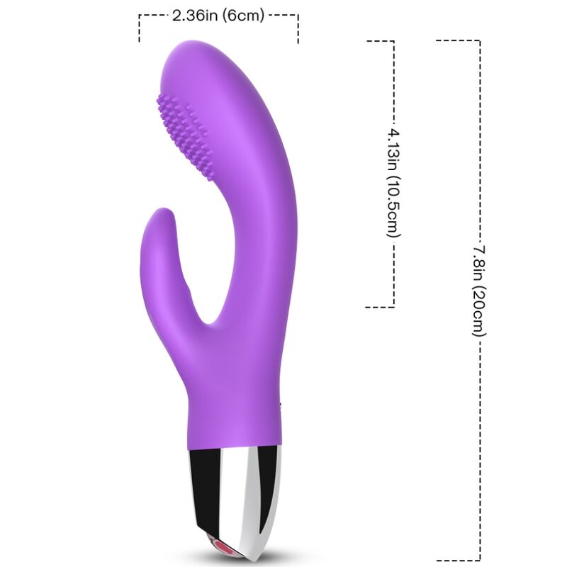 Vibromasseur Rabbit Chatouilleur - Double Stimulation 2x9 Modes - Armony