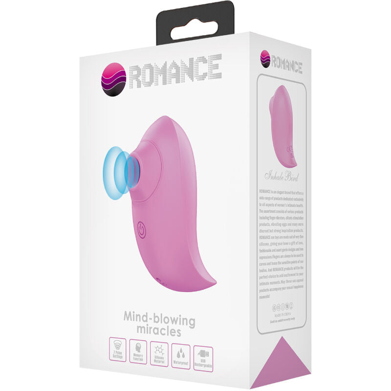 ROMANCE - MINI VENTOUSE INHALE BIRD AVEC FONCTION MÉMOIRE