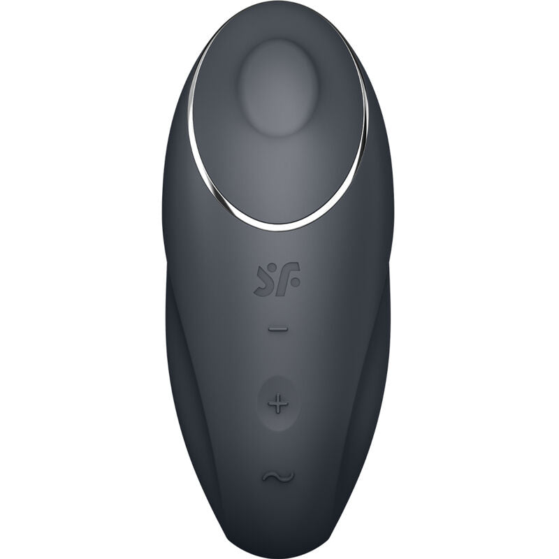 SATISFYER - TAP & CLIMAX 1 VIBRATEUR LAY-ON GRIS