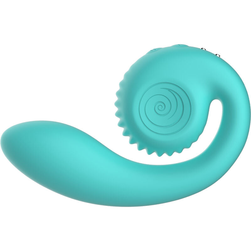 SNAIL VIBE - STIMULATEUR DOUBLE GIZI TURQUOISE