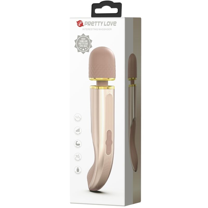 Masseur 7 modes de vibration champagne