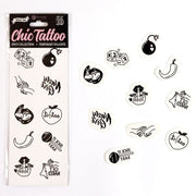 SECRET PLAY - LOT DE 10 TATOUAGES TEMPORAIRES SPICY COLLECTION