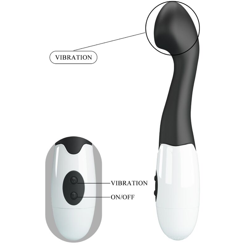 Charles vibrateur point g 30 modes noir