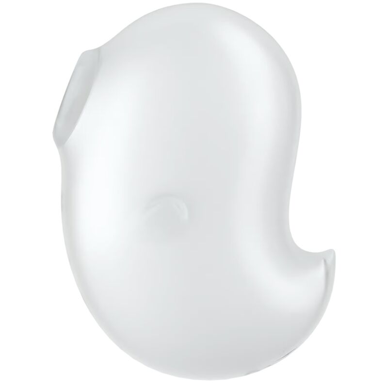 SATISFYER - CUTIE GHOST VIBRATEUR  POSER BLANC
