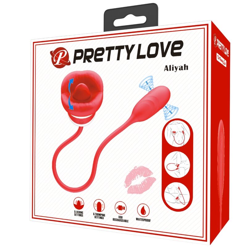 PRETTY LOVE - MASTURBATEUR  BOUCHE ROUGE ALIYAH