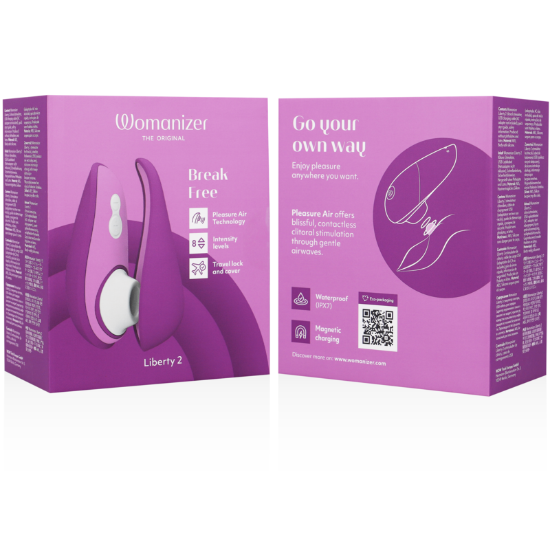 WOMANIZER - LIBERTY 2 STIMULATEUR DE CLITORIS ET ASPIRATION VIOLET