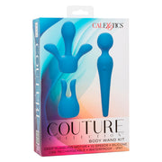 CALEXOTICS - COUTURE KIT VIBRATEUR WAND 10 VIBRATIONS BLEU