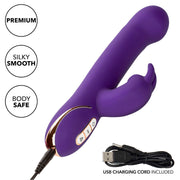 CALEXOTICS - JACK RABBIT VIBRATEUR ET STIMULATEUR 7 NIVEAUX DE VIBRATION ET ONDES STIMULANTES BLEU
