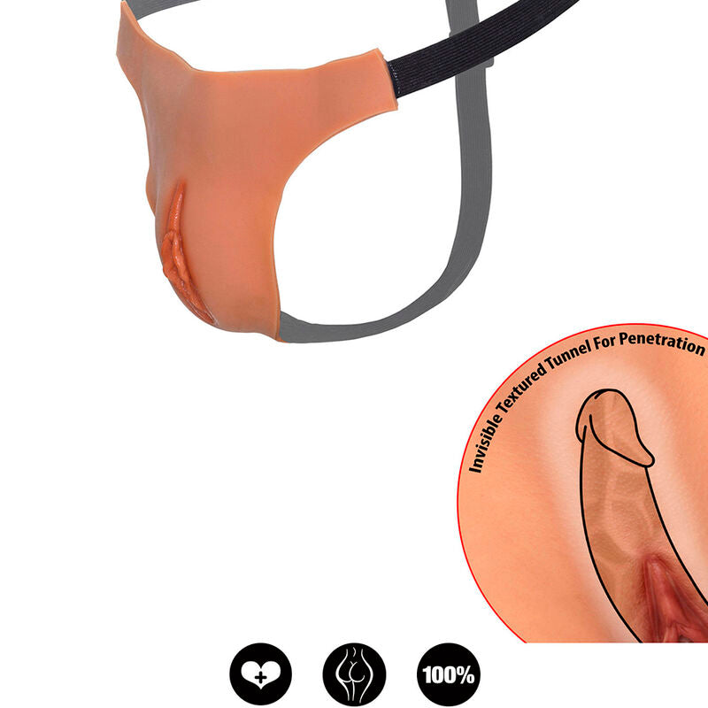 DÉSIR CACHÉ - ALTER EGO VAGIN OUVERT RÉGLABLE FIL DE CHAIR