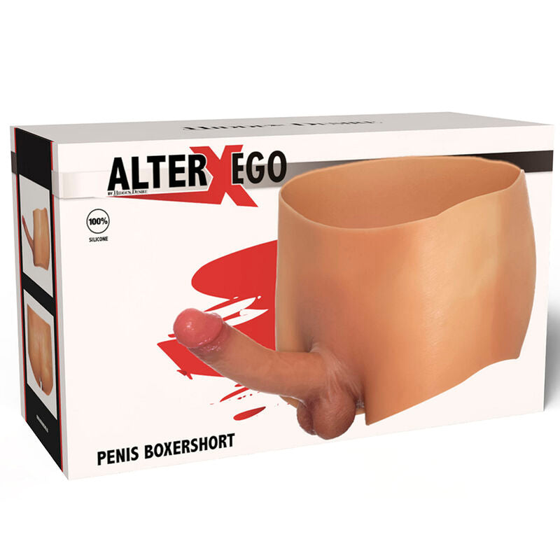 DÉSIR CACHÉ - ALTER EGO BOXERSHOT AVEC PÉNIS DE 18 CM TAILLE L