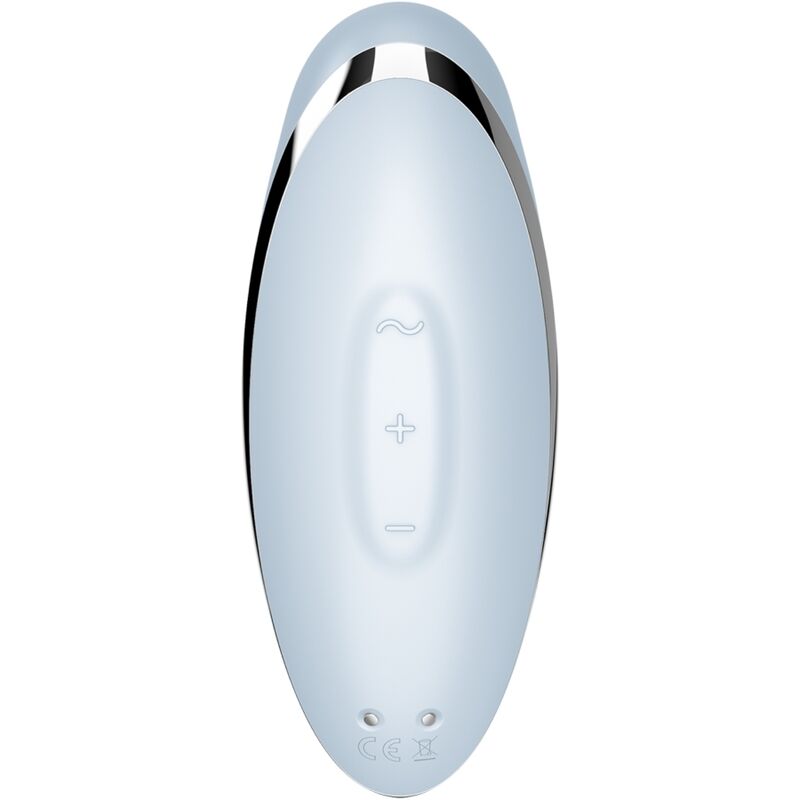 SATISFYER - TAP & CLIMAX 2 VIBRATEUR & STIMULATEUR BLEU