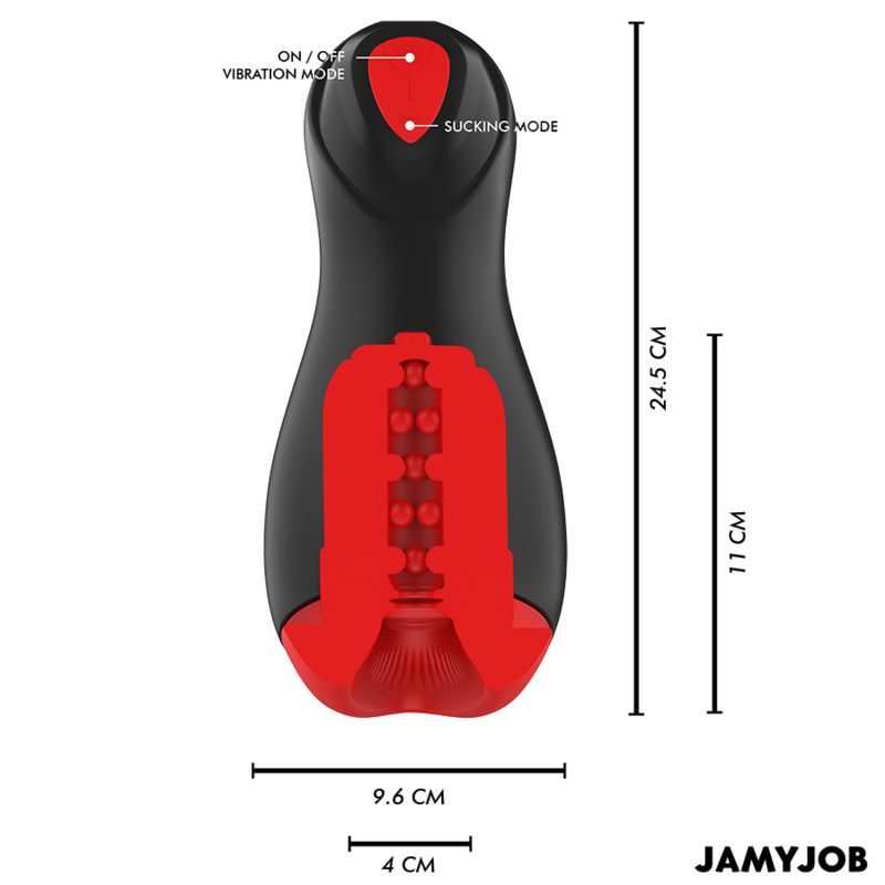 JAMYJOB - CORE-X MASTURBATEUR AUTOMATIQUE 5 MODES ONDES STIMULANTES ET VIBRATIONS