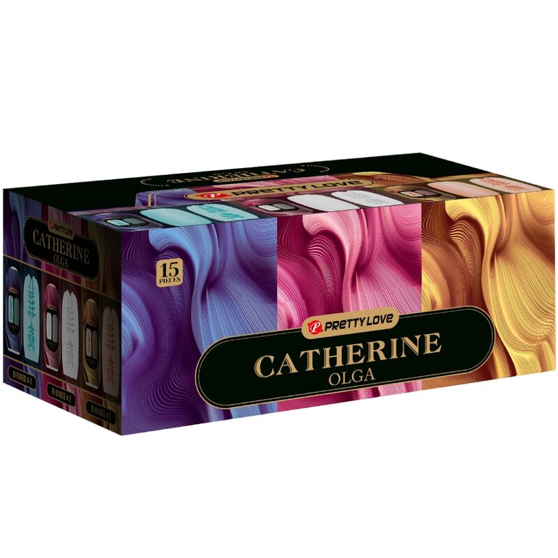 PRETTY LOVE - OLGA PACK 15 DIFFÉRENTS MASCRUBATEURS HOMMES