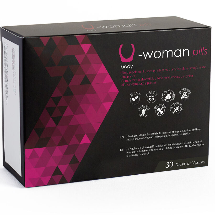 500 COSMETICS - U-WOMAN AUGMENTE LA LIBIDO FEMININE - 30 CAPSULES