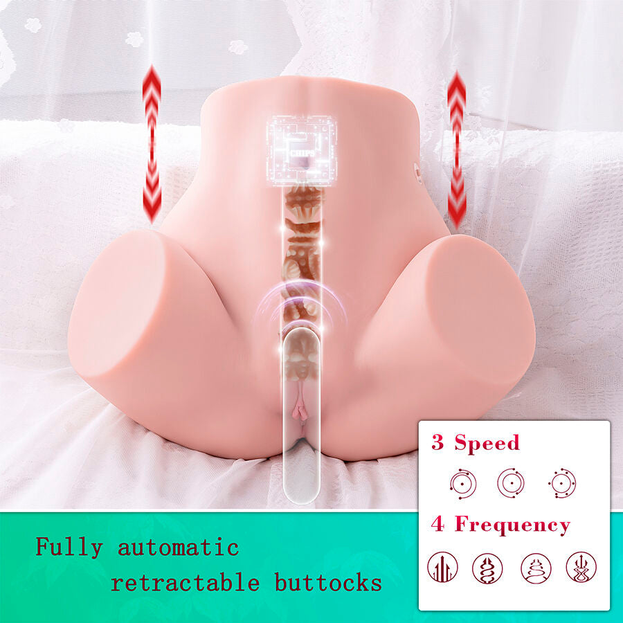 XISE - MARISA MASTURBATEUR VAGINAL RÉALISTE MULTIPOSITION AVEC MOUVEMENTS DE POUSSÉE