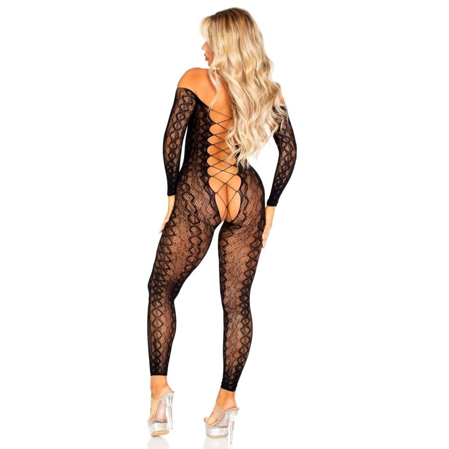 Bodystocking Dentelle Sans Fourche - Leg Avenue