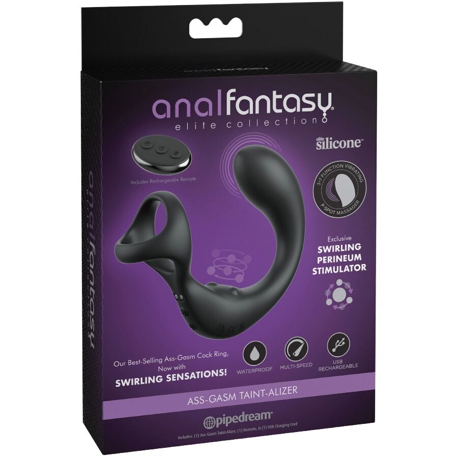 ANAL FANTASY ELITE COLLECTION - MASSEUR ANAL VIBRANT AVEC TÉLÉCOMMANDE