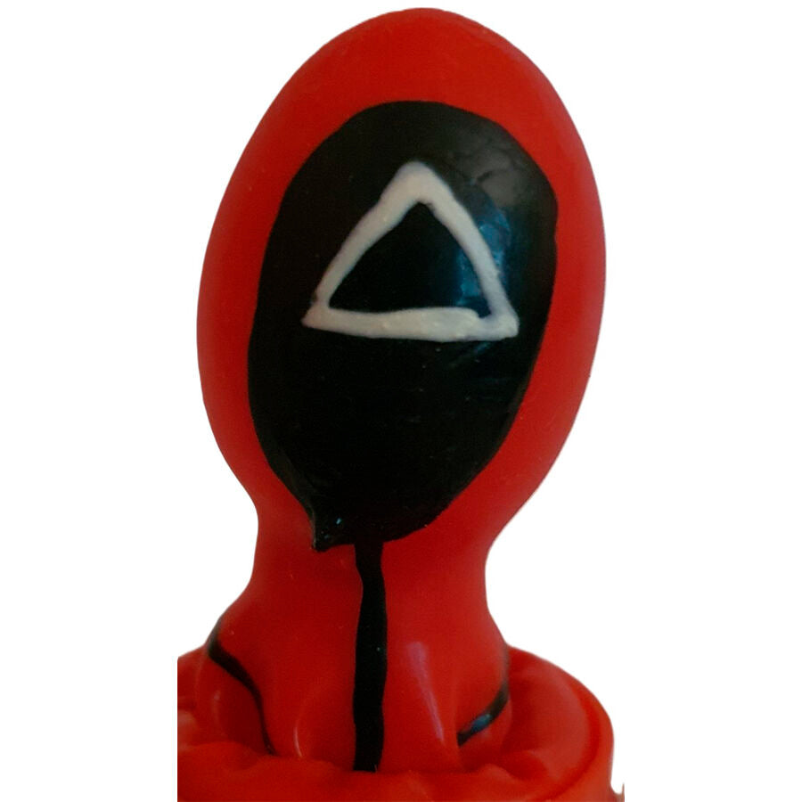 CONDOMERIE - TRIANGLE DE PRÉSERVATIFS FANTAISIES PEINTS À LA MAIN