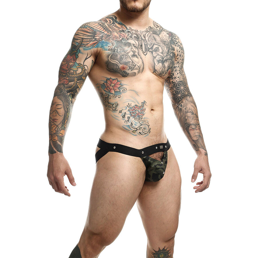 Jockstrap Sportsman Dngeon Similicuir Anneau Torique - Mob