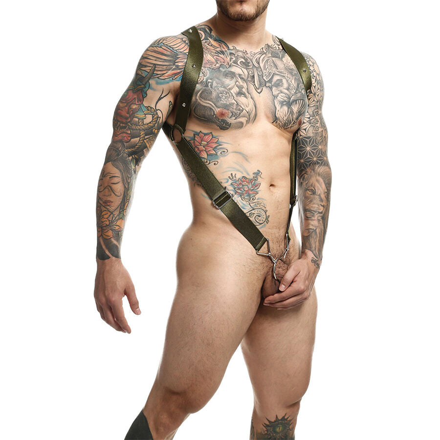 MOB - HARNAIS DOS DROIT VERT DNGEON TAILLE UNIQUE