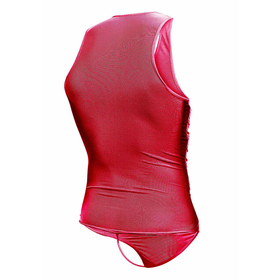 MOB - BODY TRANSPARENT ROUGE TAILLE L/XL