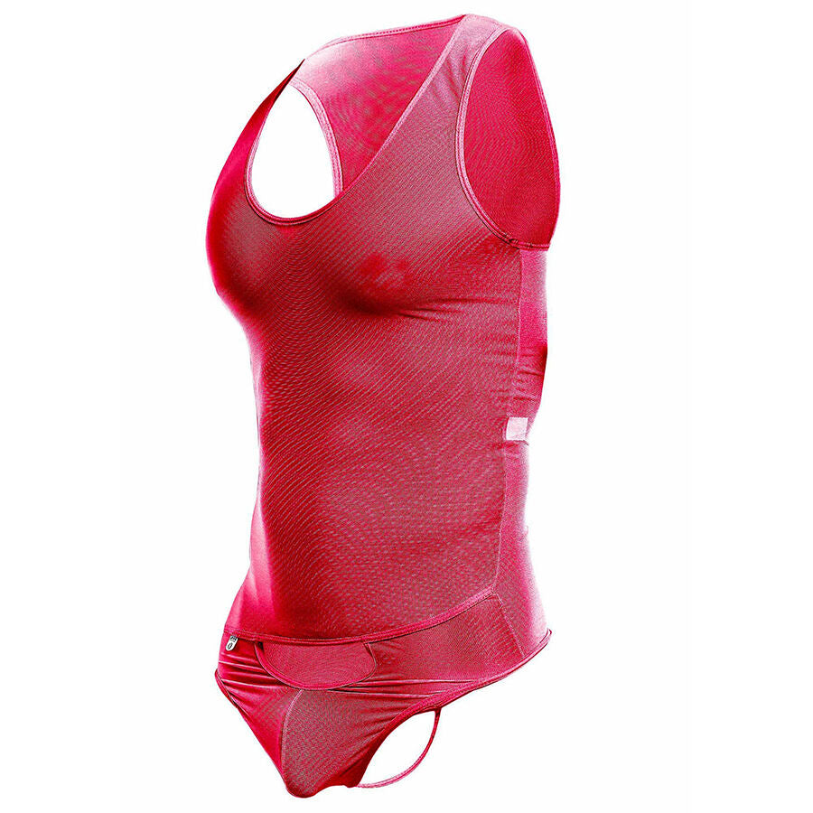 MOB - BODY TRANSPARENT ROUGE TAILLE L/XL