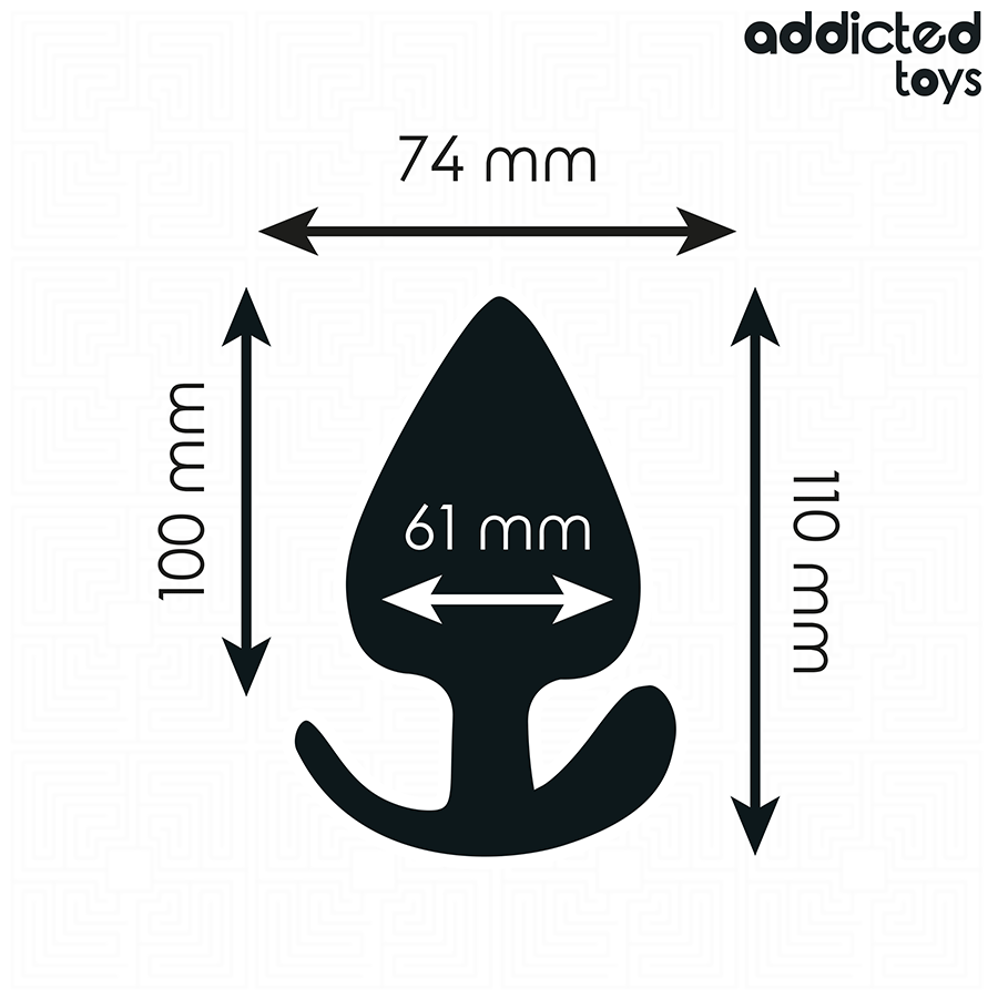 ADDICTED TOYS - PLUG ANAL TAILLE XXL 11 CM