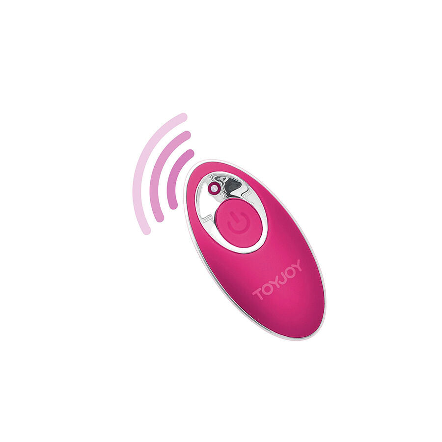 TOYJOY - HAPPINESS SUNN SIDE UP AND DOWN VIBRATEUR FUCHSIA TÉLÉCOMMANDE