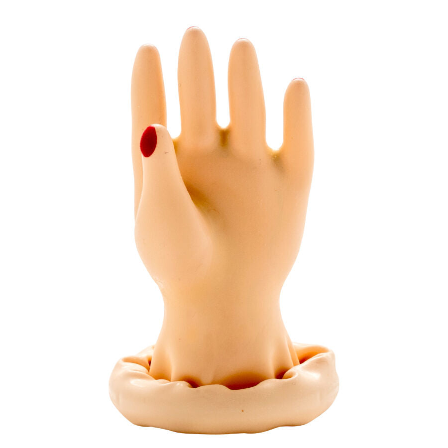 CONDOMERIE - PRÉSERVATIFS FANTAISIE PEINTS À LA MAIN MODÈLE MAIN 1