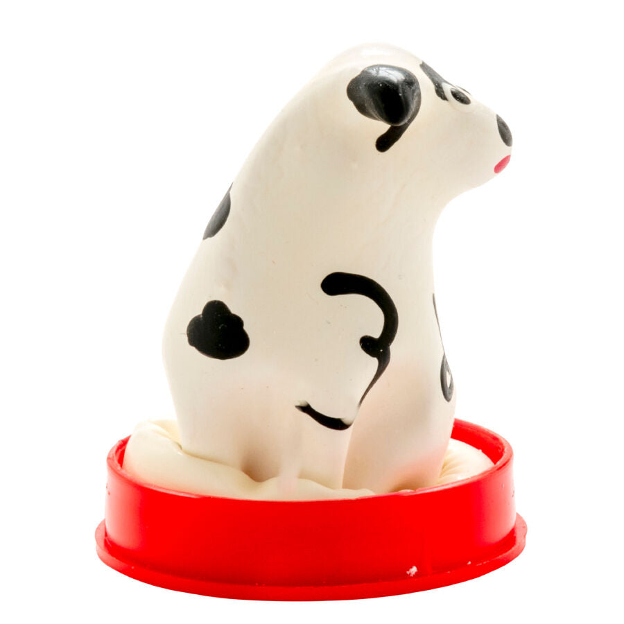 CONDOMERIE - PRÉSERVATIFS FANTAISIE PEINTS À LA MAIN CHIEN DALMATIEN