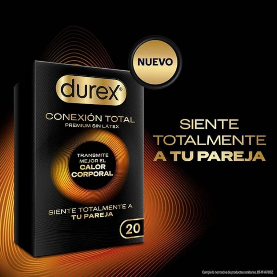 DUREX - CONNEXION TOTALE ULTRA FINE PLUS SANS LATEX 20 UNITÉS