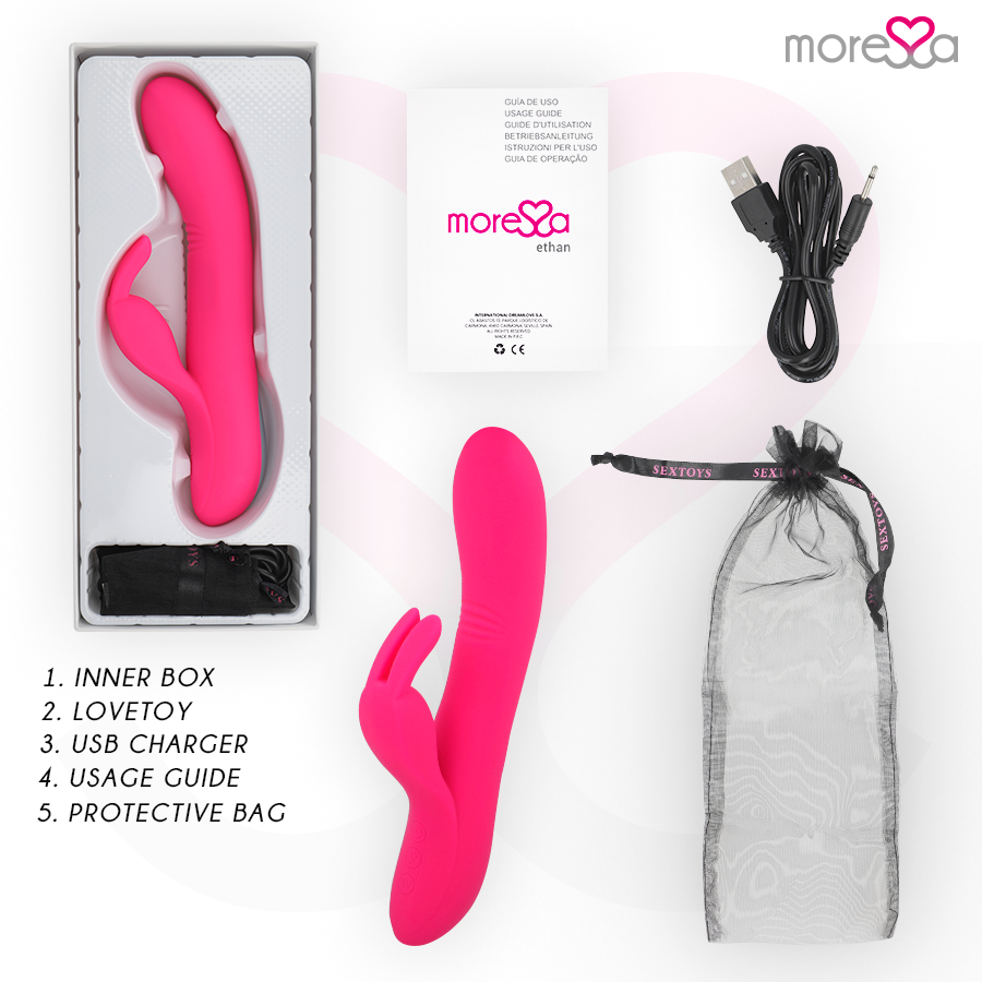 MORESSA - ETHAN RECHARGEABLE EN SILICONE PREMIUM