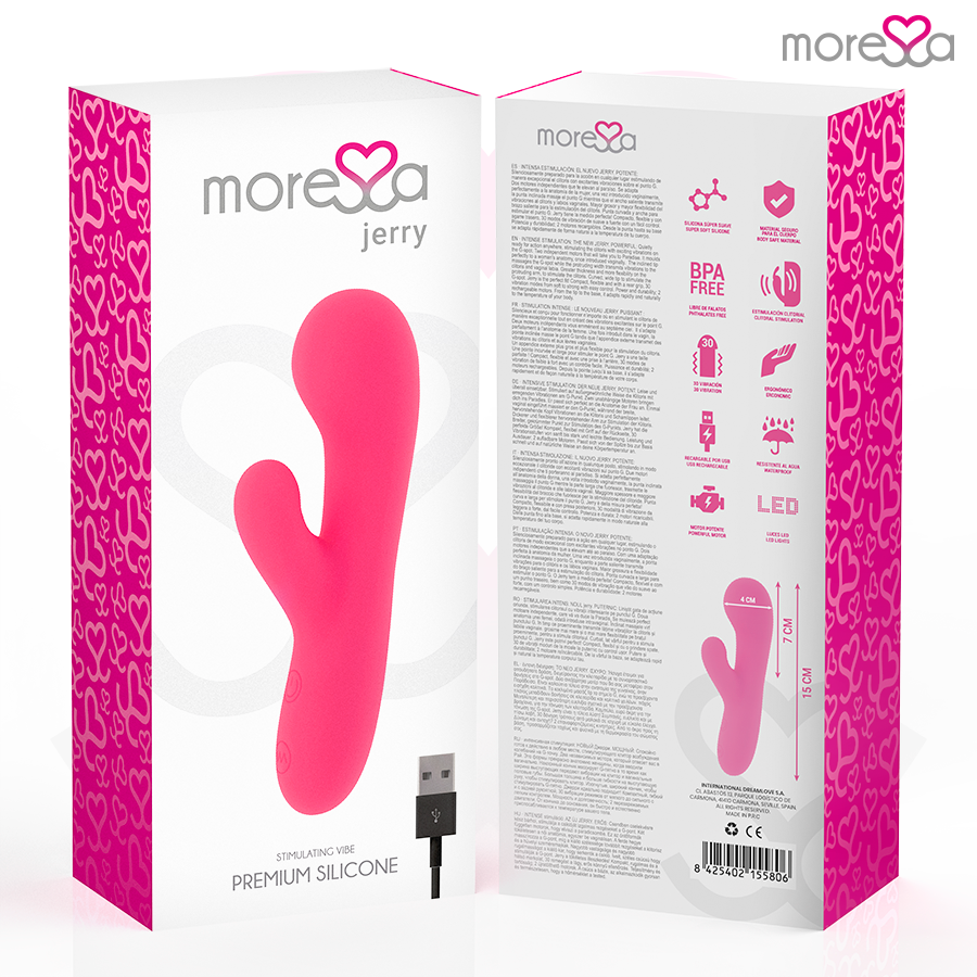 MORESSA - JERRY RECHARGEABLE EN SILICONE PREMIUM
