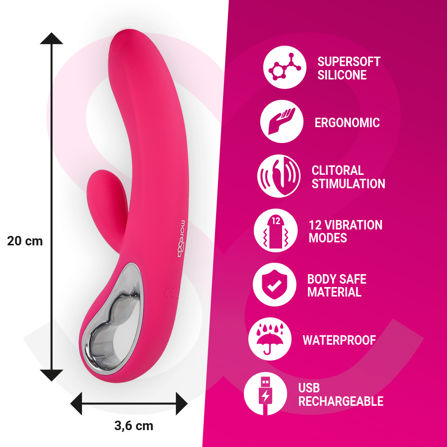 MORESSA - TROY RECHARGEABLE EN SILICONE PREMIUM