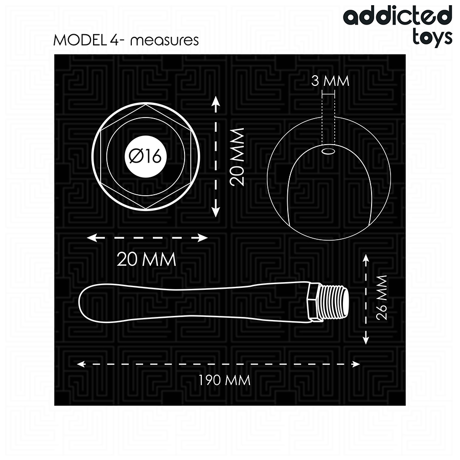 Douche Anale Adaptateur Universel Silicone Modèle 4 Sans Phtalates - Addicted Toys