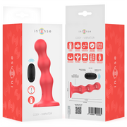 INTENSE - CODY VIBRATEUR AVEC VENTOUSE TÉLÉCOMMANDE ROUGE