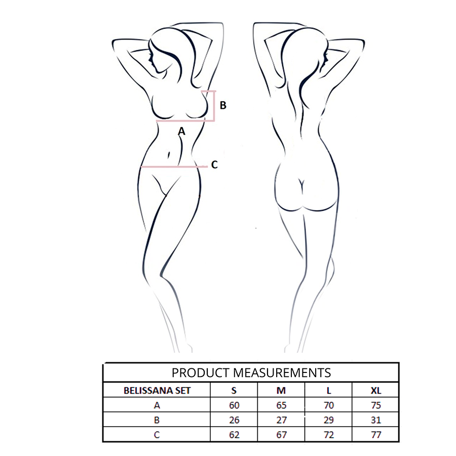 PASSION - ENSEMBLE SOUTIEN-GORGE + STRING BELISSANA NOIR S/M