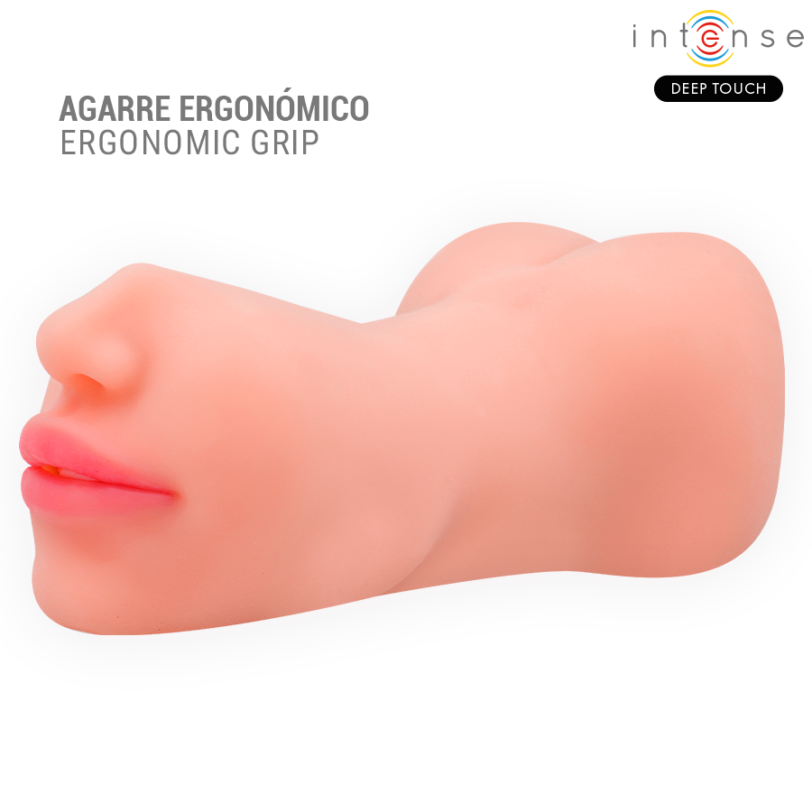 INTENSE DEEP TOUCH - MASTURBATEUR À DOUBLE BOUCHE ET VAGIN RILEY