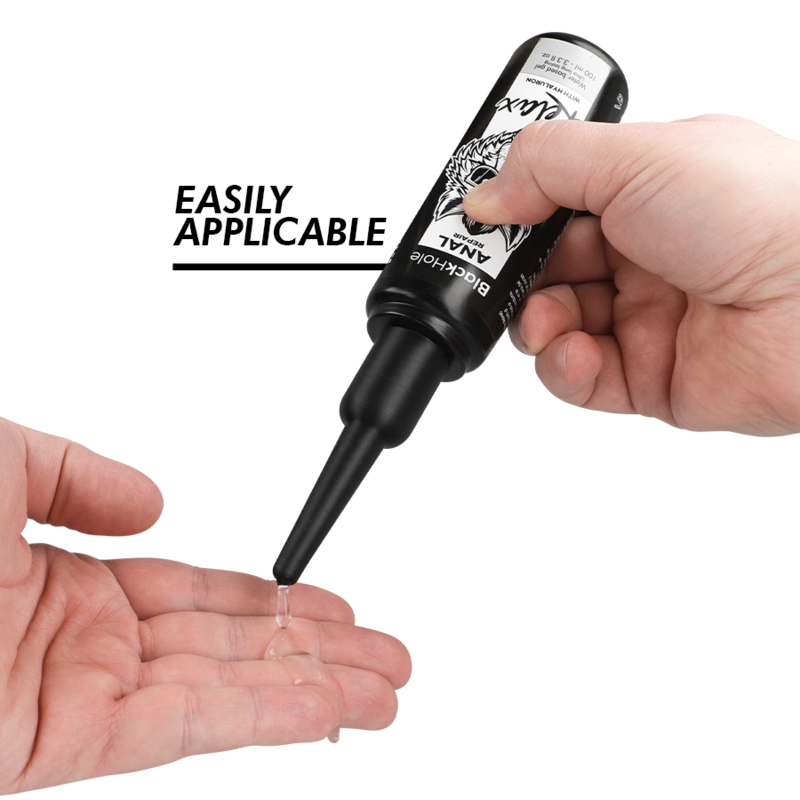 Applicateur de Lubrifiant Anal Seringue - 2 Tailles - Black Hole
