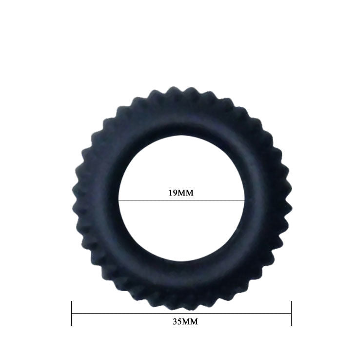 Cockring titan noir 1.9 cm