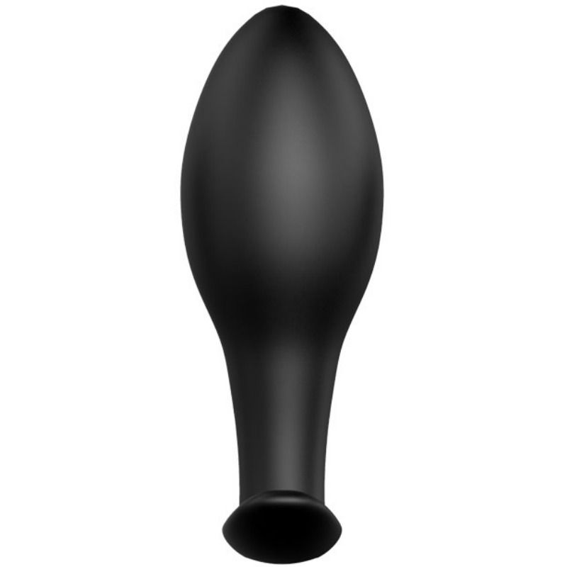 Plug anal ancre en silicone 8.5 cm noir