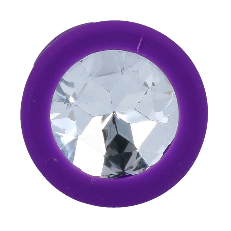 Plug Anal Shelki avec Base Diamant - Silicone Doux Étanche - Intense